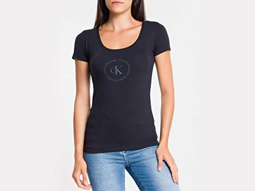 Camiseta Slim, Calvin Klein, Feminino, Preto, P