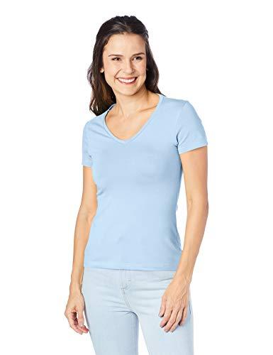 Camiseta Cotton light, Malwee, Femenino, Azul Claro, PP