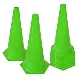 Cone de Marcação de Plástico Muvin – 50cm – Kit com 8 - Treino Funcional – Agilidade – Treinamento – Circuitos – Desempenho – Fortalecimento - Resistente – Futebol – Basquete – Voleibol – Handebol