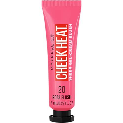MAYBELLINE Blush Cremoso em Gel Cheek Heat 20 Rose Flush, 8 ml