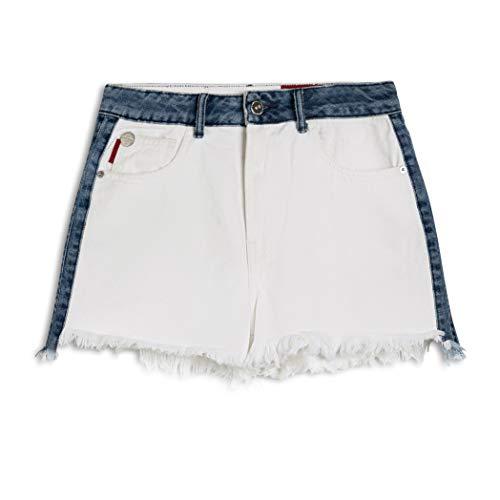 Bermuda White Denim (Hw Comfort) Recorte Jeans Off White 42