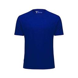 Camiseta Basica Premium II Azul Marinho 100% Algodão (M)