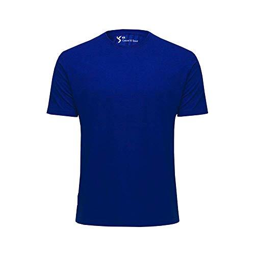 Camiseta Basica Premium II Azul Marinho 100% Algodão (P)