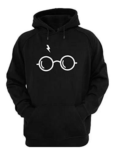Moletom Blusa Canguru Harry Potter Óculos Promoção (M, Branco)