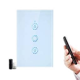 KKmoon Wi-Fi Smart Dimmer Touch Switch Controle de voz compatível com Alexa Google Home APP Controle remoto Agenda Família Compartilhar Controle de luz Interruptor tocado