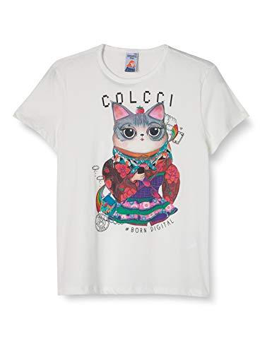 Colcci Fun Camiseta Estampada: Born Digital, 10, Branco
