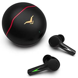 Fone de Ouvido Bluetooth Sem Fio Stage Hero5 TWS, drivers de 13 mm - modo de jogo e música - respiração LED acend - 40 horas de bateria