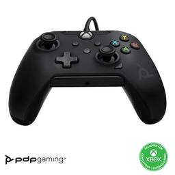 PDP Gaming Wired Controller: Raven Black - Xbox Series X|S, Xbox One, PC - Summer 2021 Model