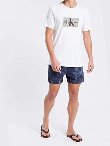 Issue retângulo Calvin Klein, Calvin Klein, Camiseta, GG, Composição: 100% Algodão