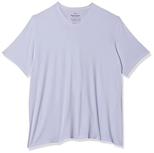 Camiseta Modal Gola V Super Masculina; basicamente; Branco G3