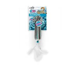 All For Paws 2904 Brinquedo Yarn Squid Feather Knotty Habit para Gato