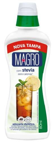 Lowcucar Adoçante Dietetico Magro C/ Stevia Liq 80Ml