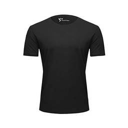 Camiseta Basica Premium II Preto 100% Algodão (P)
