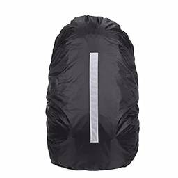 Domary Capa de chuva impermeável de nylon à prova de poeira para mochila de viagem reflexiva Walker capa de chuva para mochila 25-45L