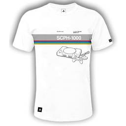 Camiseta PS One SCPH–1000, Masculino, Sony Playstation, Branco, G3