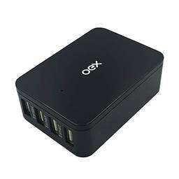 OEX Carregador de tomada 4 portas USB CG400 - Cabo 1.2M - Preto