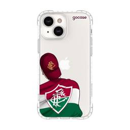 Capa Anti Impacto Slim iPhone 13 Fluminense Torcedor Tricolor