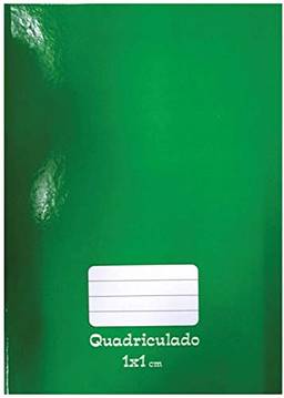 Caderno Quadriculado Universitário 1x1cm, Pacote com 5 Cadernos, Capas Sortidas, Tamoio