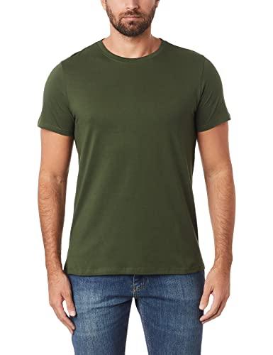 Camiseta Gola C Masculina, basicamente, Verde Selva, P