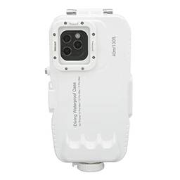 Capa de telefone de mergulho, capa de telefone subaquática à prova d'água de 40m, capa protetora de mergulho compatível com iphone 13 pro max 12 pro max 11 pro max, para fotografia subaquática