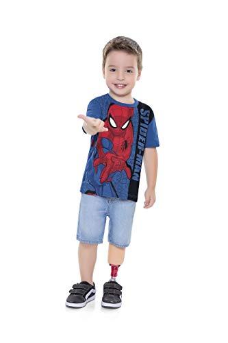 Camiseta Spider-Man, Azul Escuro, 2