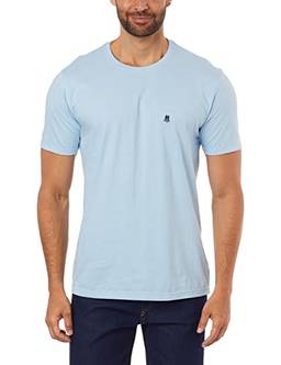 Camiseta Gola Careca, Masculino, Polo Wear, Azul Claro, P