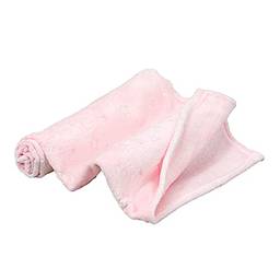 Cobertor Infantil Estrela Rosa, Clingo, Rosa