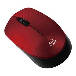 Mouse sem Fio C3Plus, M-W17Rd, Vermelho