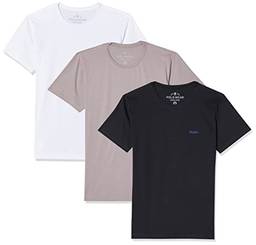 PW Kit C/3 Camiseta Masc GC Polo Wear, Bra/Prt/Cinz, GG