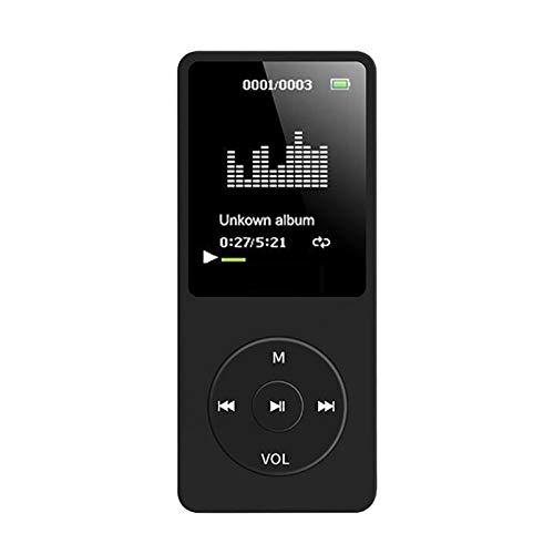 Honorall Leitor MP3/MP4 Portátil, 64 GB Leitor, com Rádio FM