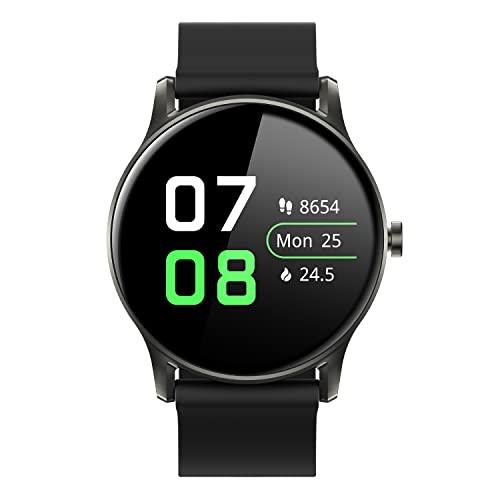 SoundPEATS Smartwatch Watch2, Relógio inteligente de fitness à prova d'água IP68 Monitor de frequência cardíaca, calorias, pedômetro GPS, sono e SpO2 no sangue mostradores de relógio personalizáveis para celular Android iPhone