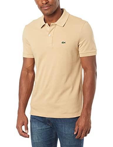 Lacoste, Fit Slim, Camisa polo, Masculino, Bege, P