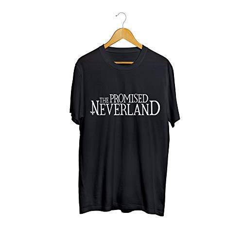 Camiseta Camisa The Promised Neverland Anime Masculino Preto Tamanho:P