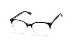 Óculos Armação Unissex Redondo Com Lentes Sem Grau Fy-133 Cor: Marrom Transparente