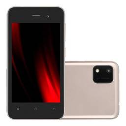 Smartphone E Lite 2 Tela 4'' 32gb 3g Wi-Fi Dual Chip Android 11 (Go Edition) Quad Core Dourado P9147 - Multilaser