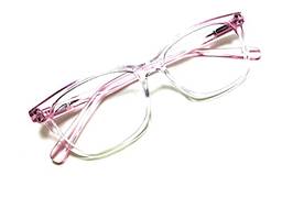 Óculos Armação Infantil Gatinho Com Lentes Sem Grau Xy-8001 Idade:4 A 9 Anos; Cor: Transparente-Rosa