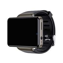 Domary DM101 4G Smart Watch WiFi GPS BT Smartwatch Tela sensível ao toque de 2,41 polegadas Android 7.1 3GB + 32GB Câmera dupla 5MP + 2MP IP67 Suporte à prova d'água Cartão Nano SIM Heart Rate Tracker