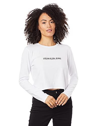 Blusa, logo, Calvin Klein,Feminino,Branco, GG