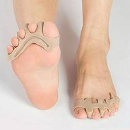KKmoon Separadores de silicone para dedos do pé Endireitador corretor do dedo do pé espaçador extensores para joanete alívio martelo dedo correção de dedo do pé
