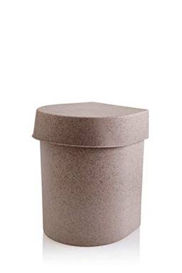 lixeira para cozinha cesto de lixo 3,5L Hide Eco Banheiro Marfim