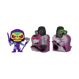 Funko POP Town Retro Toys: Master's of The Universe - Skeletor with Snake Mountain, Multicolor, Standard (51469)