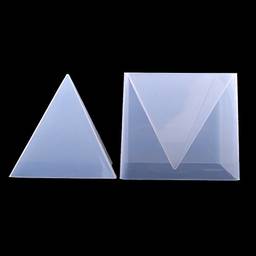 Fityle 1 conjunto de molde de silicone em forma de pirâmide grande de 15 cm para fundição em resina, ferramenta para ornamentos