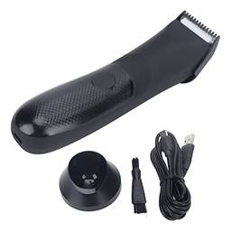 Aparador de cabelo masculino para o corpo, aparador elétrico à prova d'água, barbeador de bolas para homens, aparador corporal à prova de chuveiro