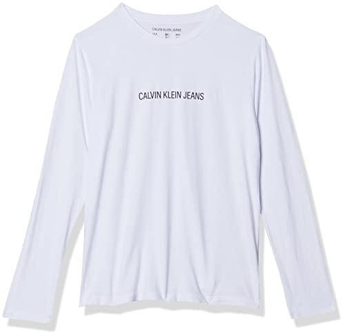 Camiseta,Logo centralizado,Calvin Klein,Masculino,Branco,P