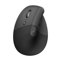 Mouse Sem Fio Logitech Lift Left Vertical Com Design Ergonômico Para Canhotos, Bluetooth ou Logi Bolt USB, Cliques Silenciosos, Compatível com Windows/macOS/iPadOS