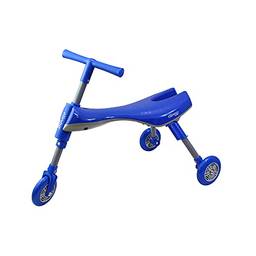 Triciclo Infantil Dobrável, Clingo, Azul/Cinza