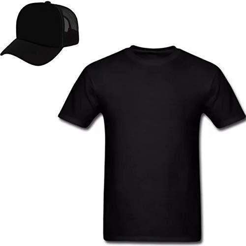 Kit Camiseta Masculina + Boné Trucker Nexstar (P, Preta)