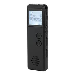 Eastdall Gravador,Gravador de voz digital de 8GB Gravador ativado por voz Redução de ruído Leitor de MP3 Gravação HD Gravação 10h contínua para reunião Aula de aula de entrevista Gravação de MP3 WAV