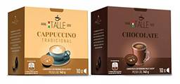Cápsula Dolce Gusto Cappuccino Chocolate Café Italle 20 Und