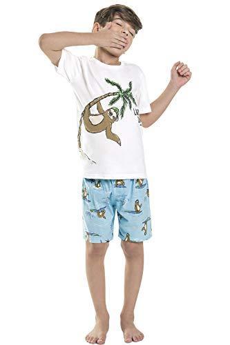 Pijama Infantil Camiseta e Bermuda, Quimby, Meninos, Branco, 03